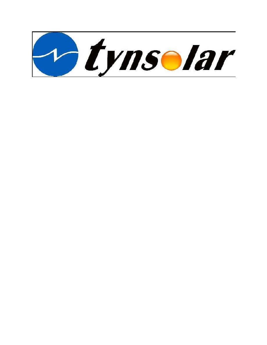 Tynsolar Corporation