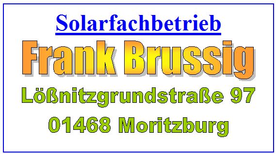 Frank Brussig Solarfachbetrieb